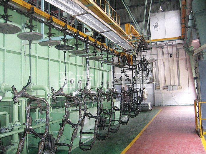 摩托車、電動車車架電泳線