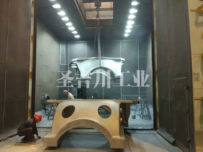 工程機械部件噴漆線