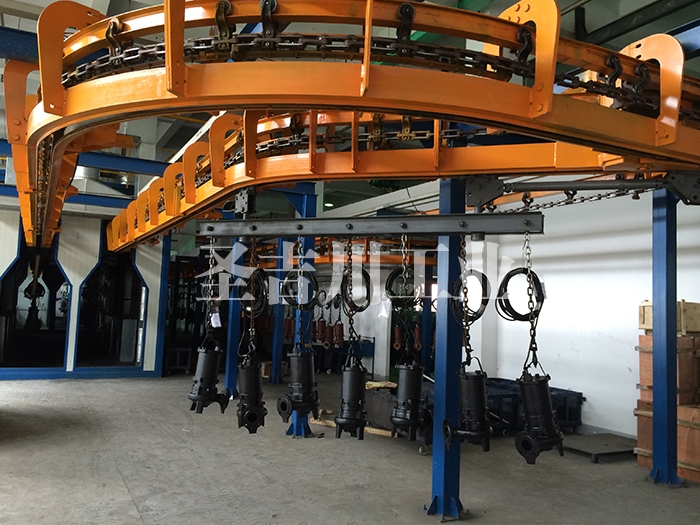 泵類、電機類殼體重型懸掛積放線