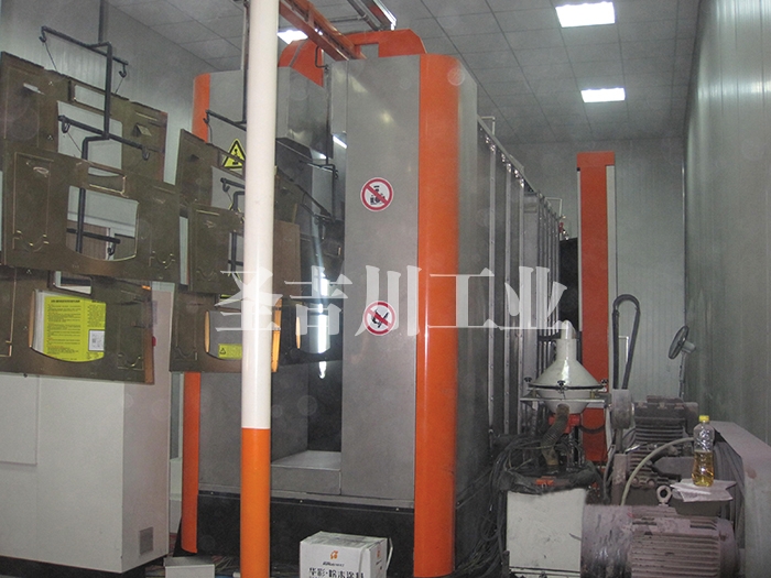 箱體外殼自動(dòng)噴粉線