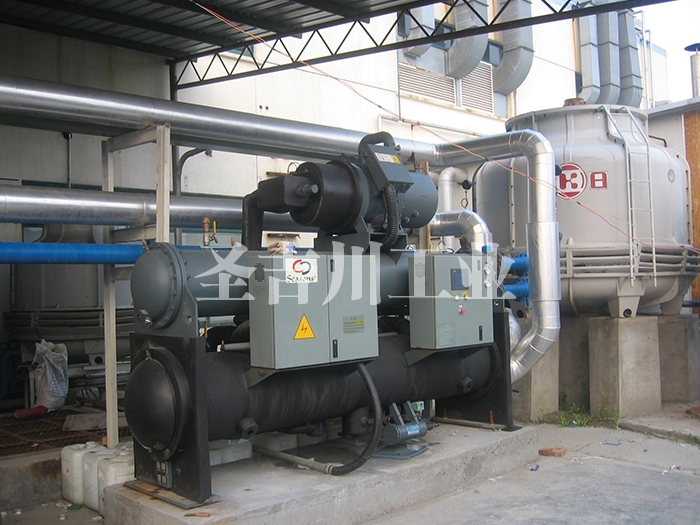 Screw refrigeration unit